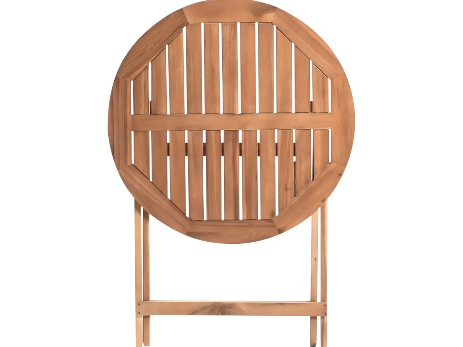 Set bistrot Pieghevole FEBBIO Legno di acacia certificato Marrone