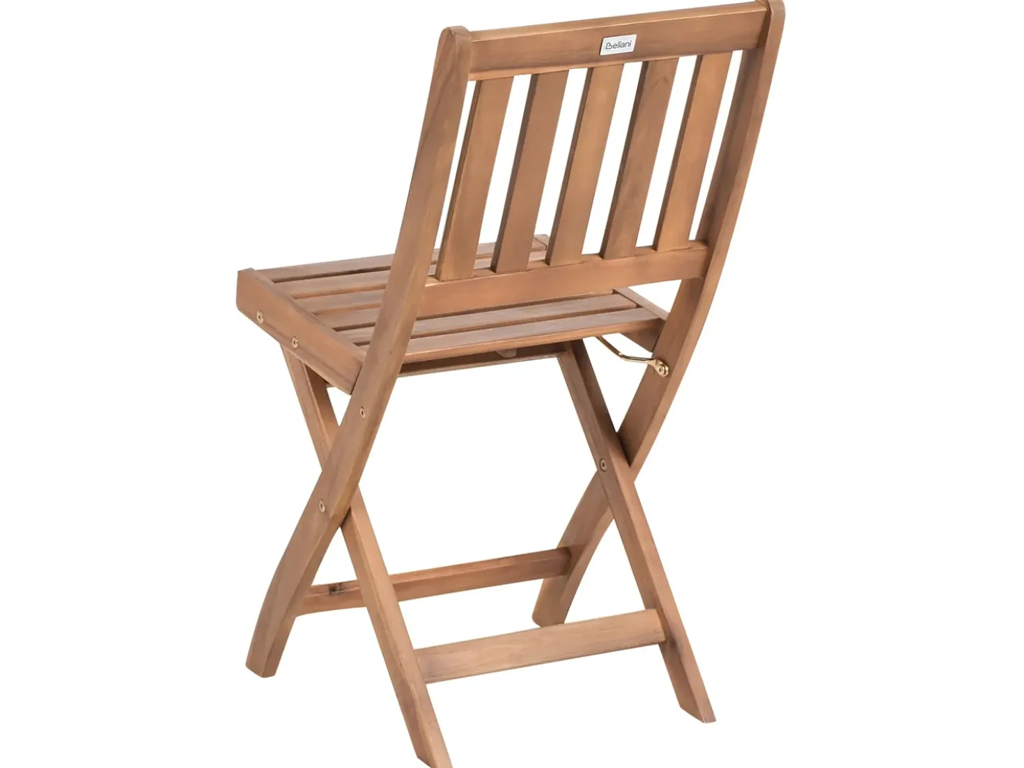 Set bistrot Pieghevole FEBBIO Legno di acacia certificato Marrone