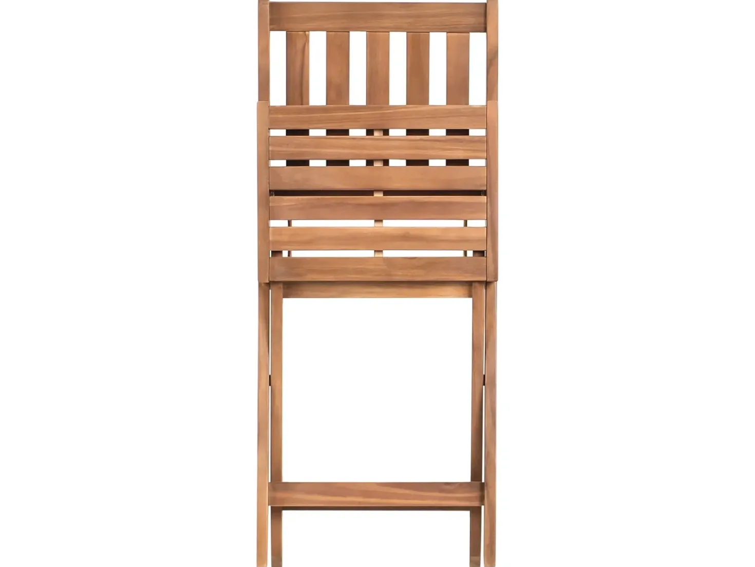 Set bistrot Pieghevole FEBBIO Legno di acacia certificato Marrone