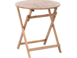 Set bistrot Pieghevole FEBBIO Legno di acacia certificato Marrone