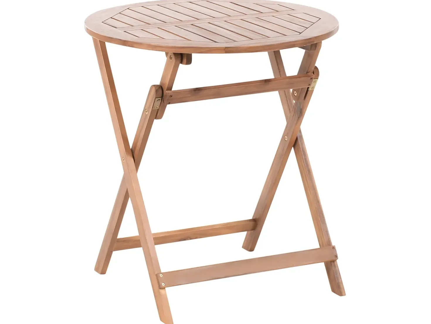 Set bistrot Pieghevole FEBBIO Legno di acacia certificato Marrone