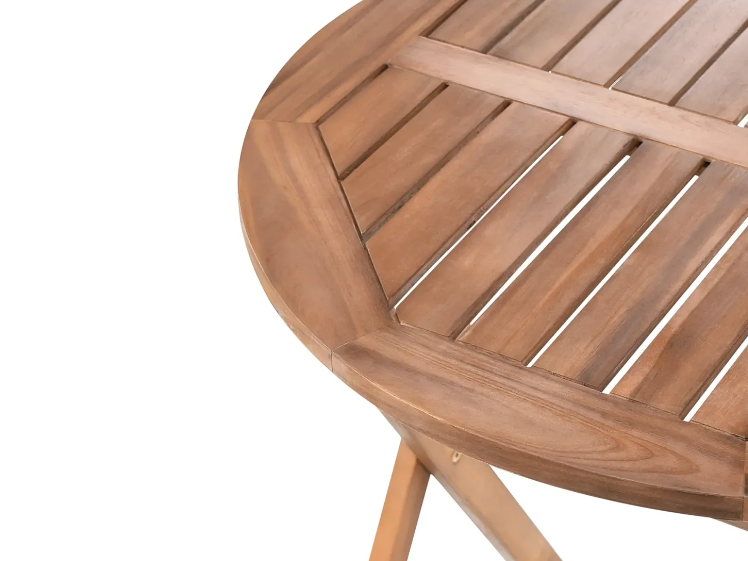 Set bistrot Pieghevole FEBBIO Legno di acacia certificato Marrone