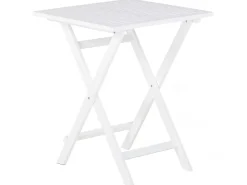 Set bistrot Pieghevole FIJI Legno d'acacia Bianco