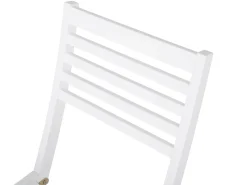 Set bistrot Pieghevole FIJI Legno d'acacia Bianco