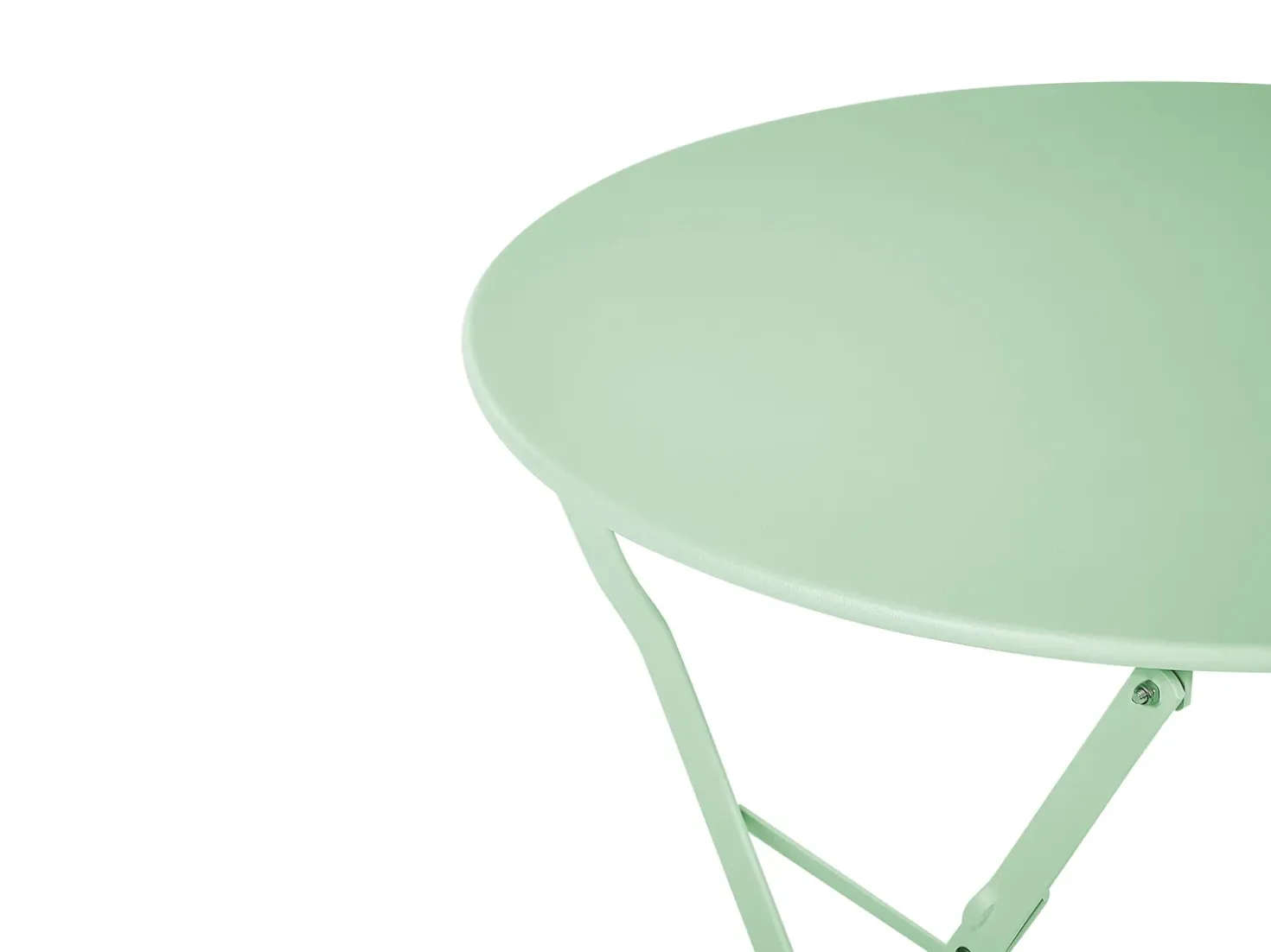 Set bistrot Pieghevole FIORI Metallo Verde menta