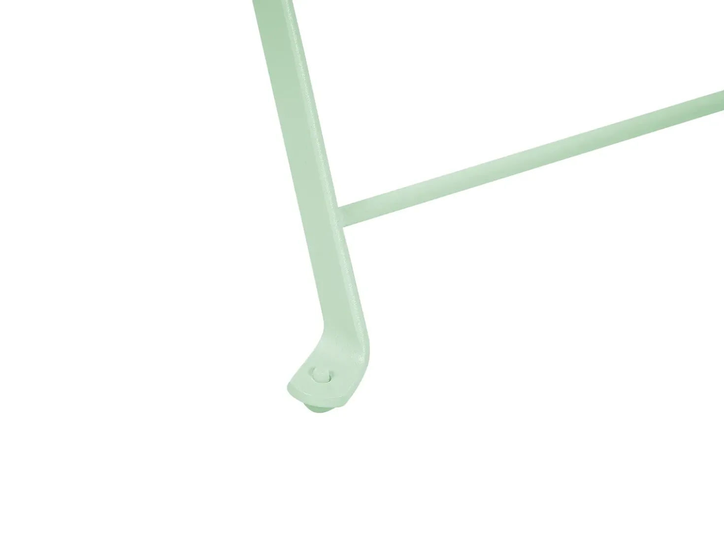 Set bistrot Pieghevole FIORI Metallo Verde menta