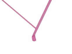 Set bistrot Pieghevole FIORI Metallo Rosa