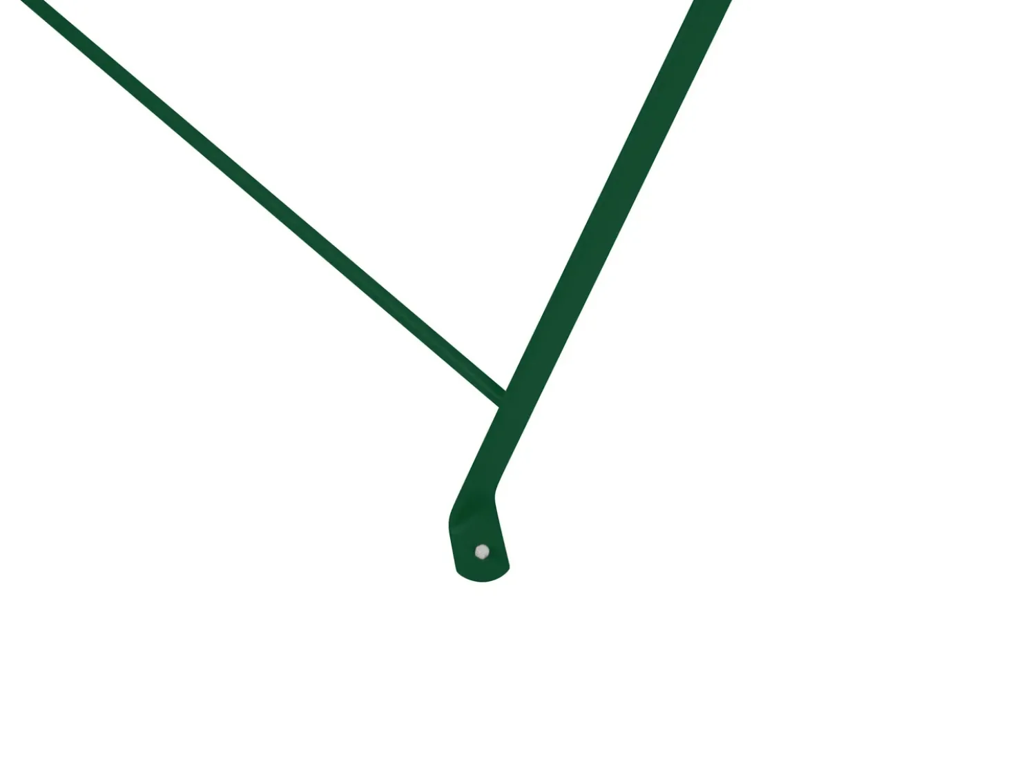 Set bistrot Pieghevole FIORI Metallo Verde scuro