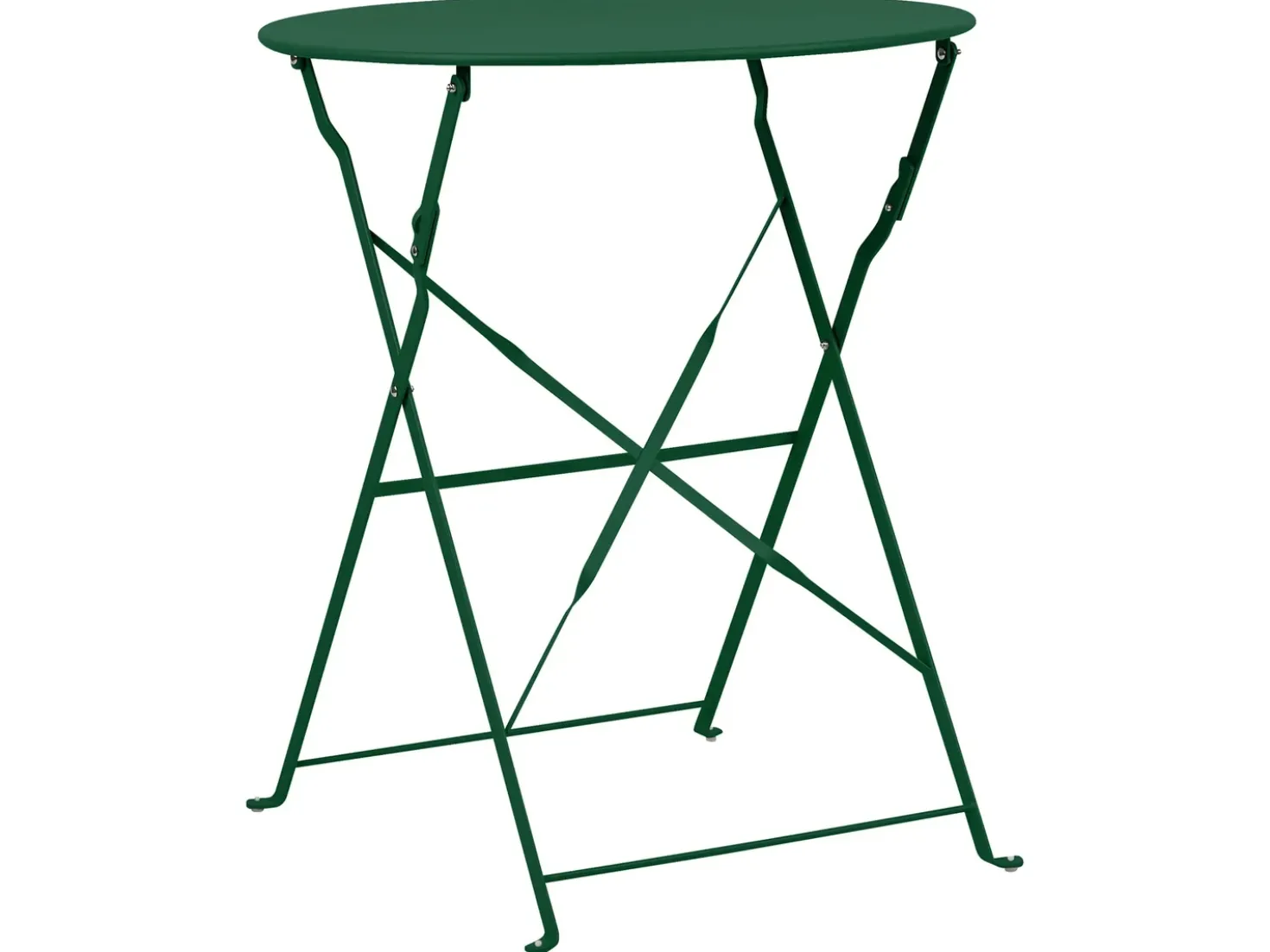 Set bistrot Pieghevole FIORI Metallo Verde scuro
