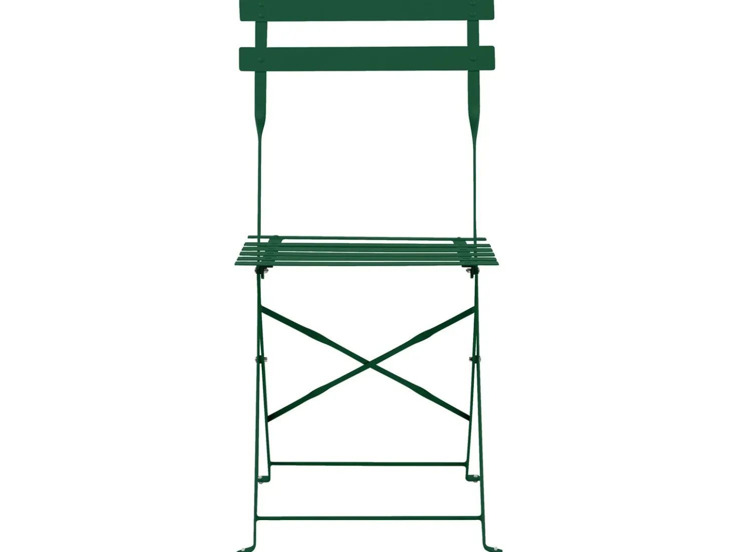 Set bistrot Pieghevole FIORI Metallo Verde scuro