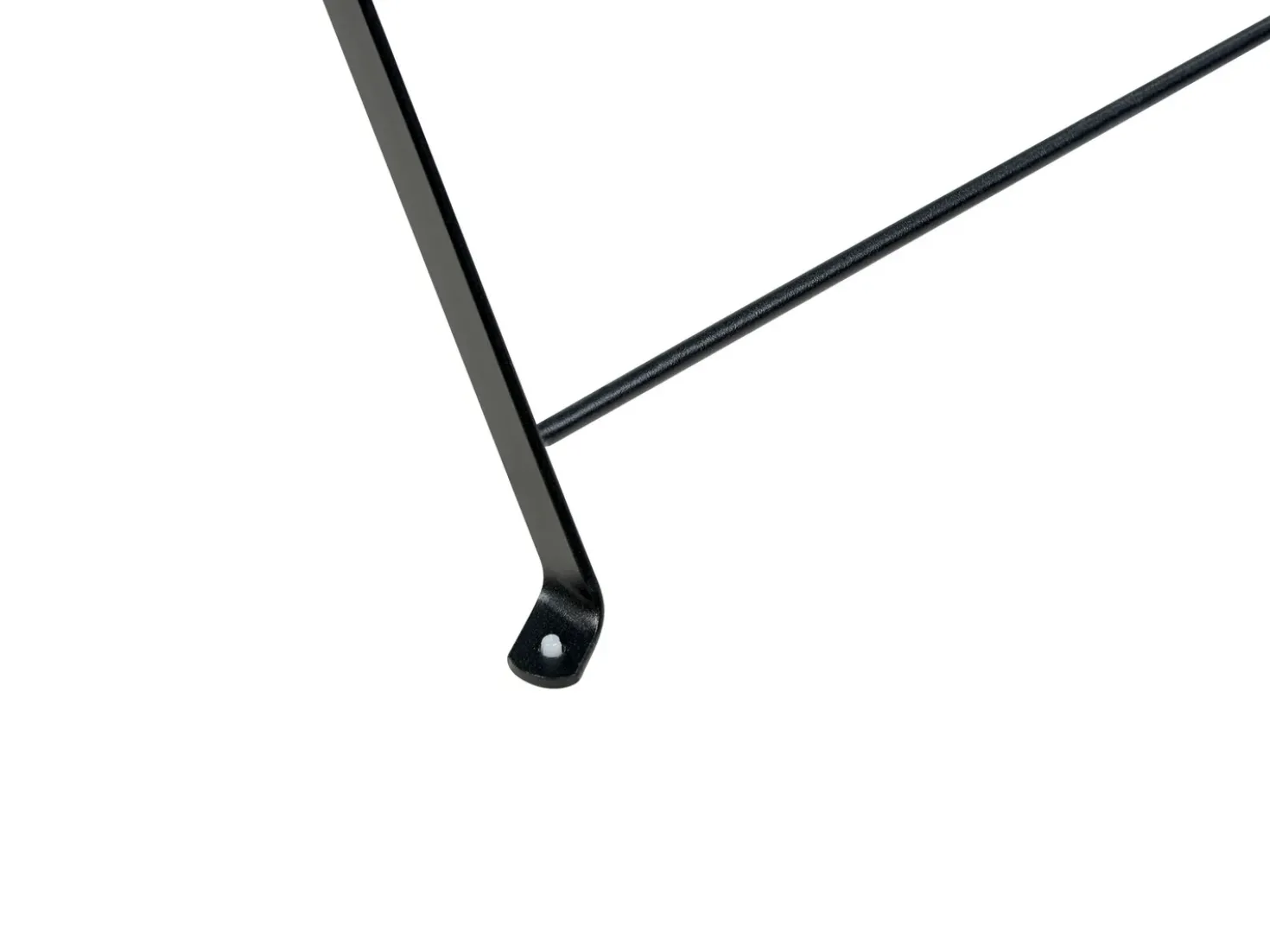 Set bistrot Pieghevole FIORI Metallo Nero