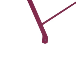 Set bistrot Pieghevole FIORI Metallo Bordeaux