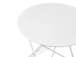 Set bistrot Pieghevole FIORI Metallo Bianco