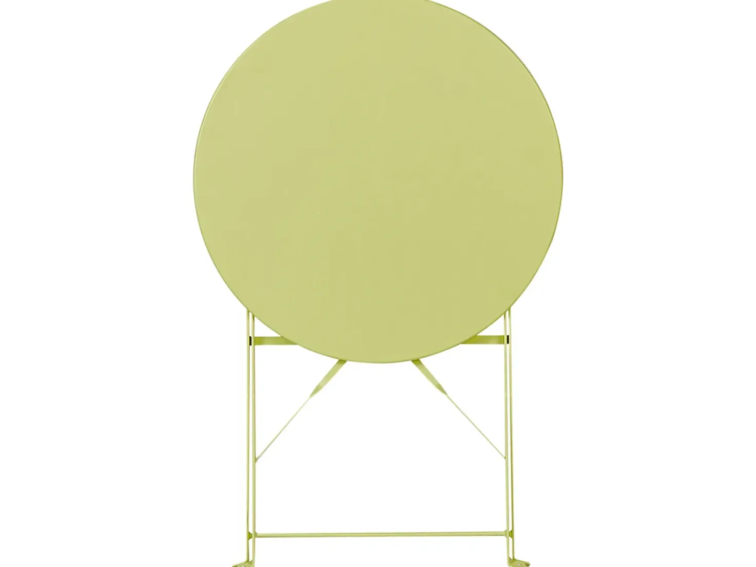 Set bistrot Pieghevole FIORI Metallo Verde lime