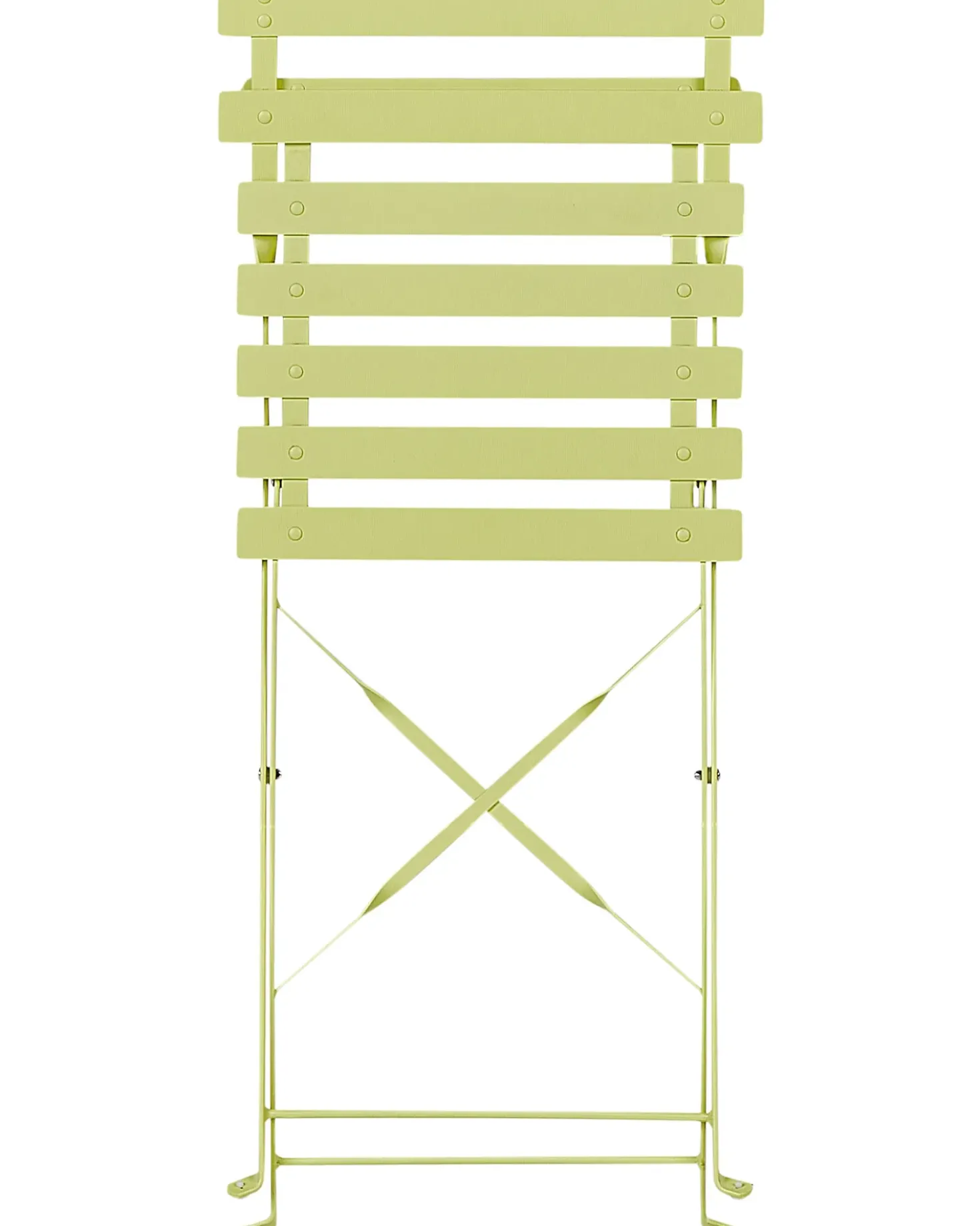 Set bistrot Pieghevole FIORI Metallo Verde lime