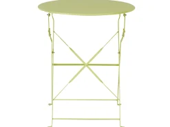Set bistrot Pieghevole FIORI Metallo Verde lime