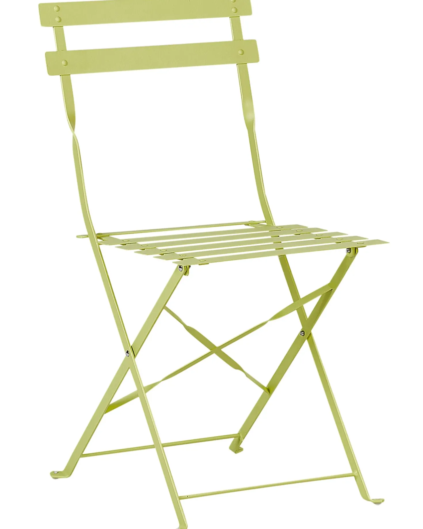Set bistrot Pieghevole FIORI Metallo Verde lime