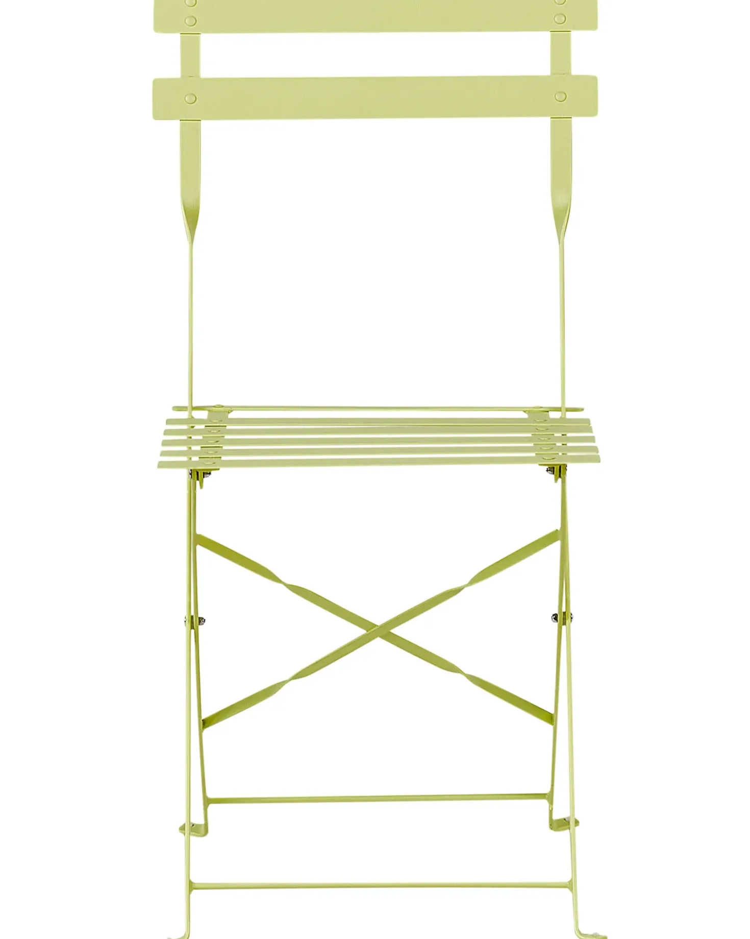 Set bistrot Pieghevole FIORI Metallo Verde lime