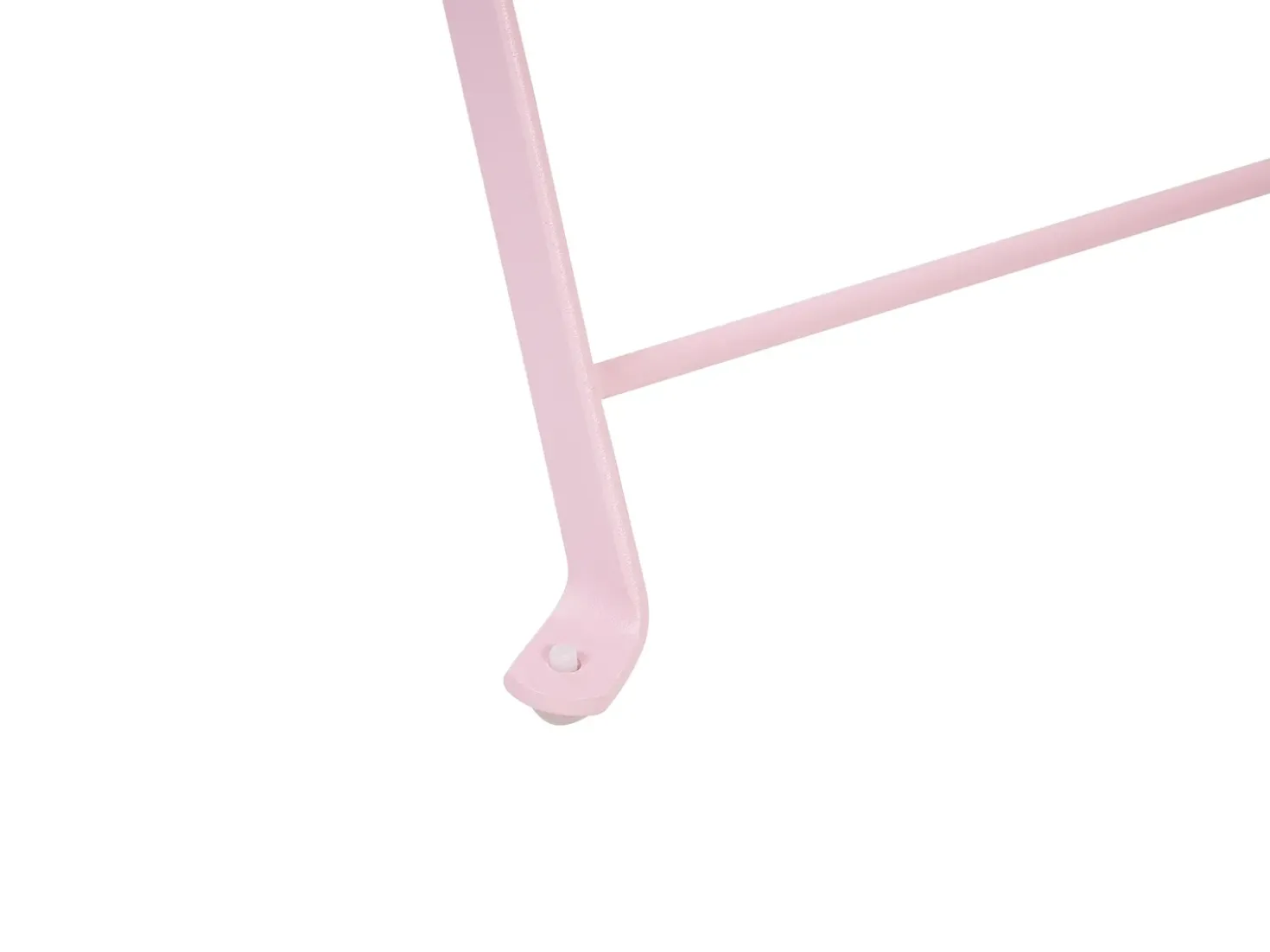 Set bistrot Pieghevole FIORI Metallo Rosa pastello