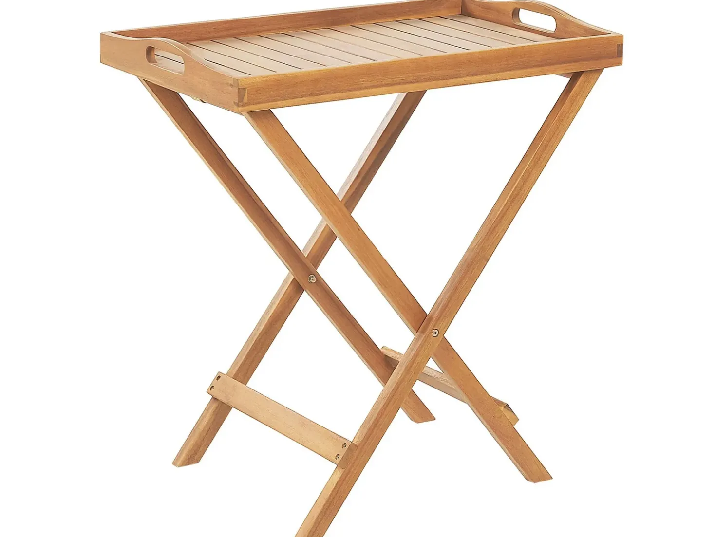 Set bistrot Pieghevole JAVA Legno d'acacia Marrone chiaro