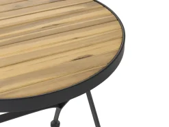 Set bistrot Pieghevole LASCARI Legno d'acacia Marrone chiaro