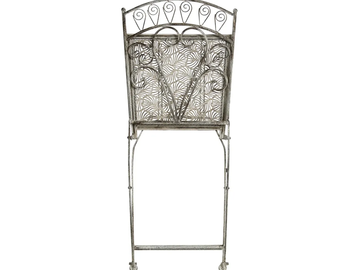 Set bistrot Pieghevole NURRA Metallo Grigio