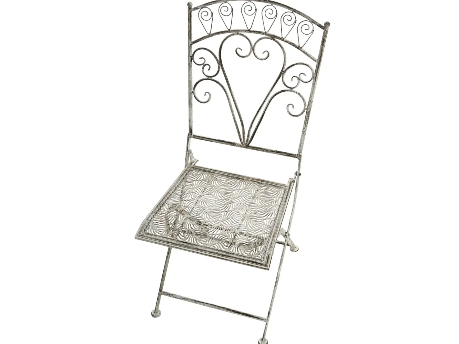 Set bistrot Pieghevole NURRA Metallo Grigio