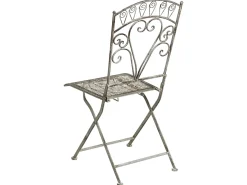 Set bistrot Pieghevole NURRA Metallo Grigio
