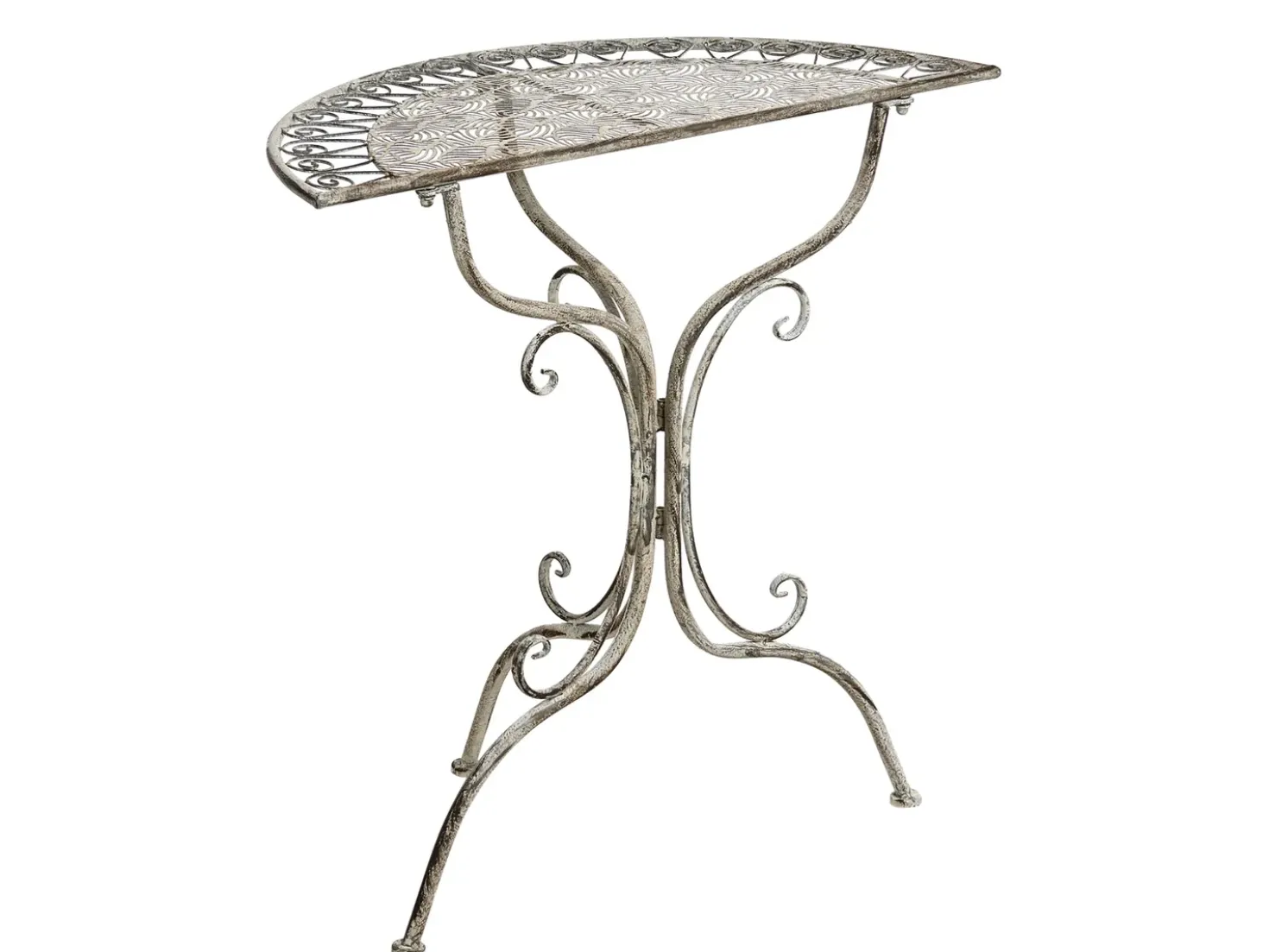 Set bistrot Pieghevole NURRA Metallo Grigio