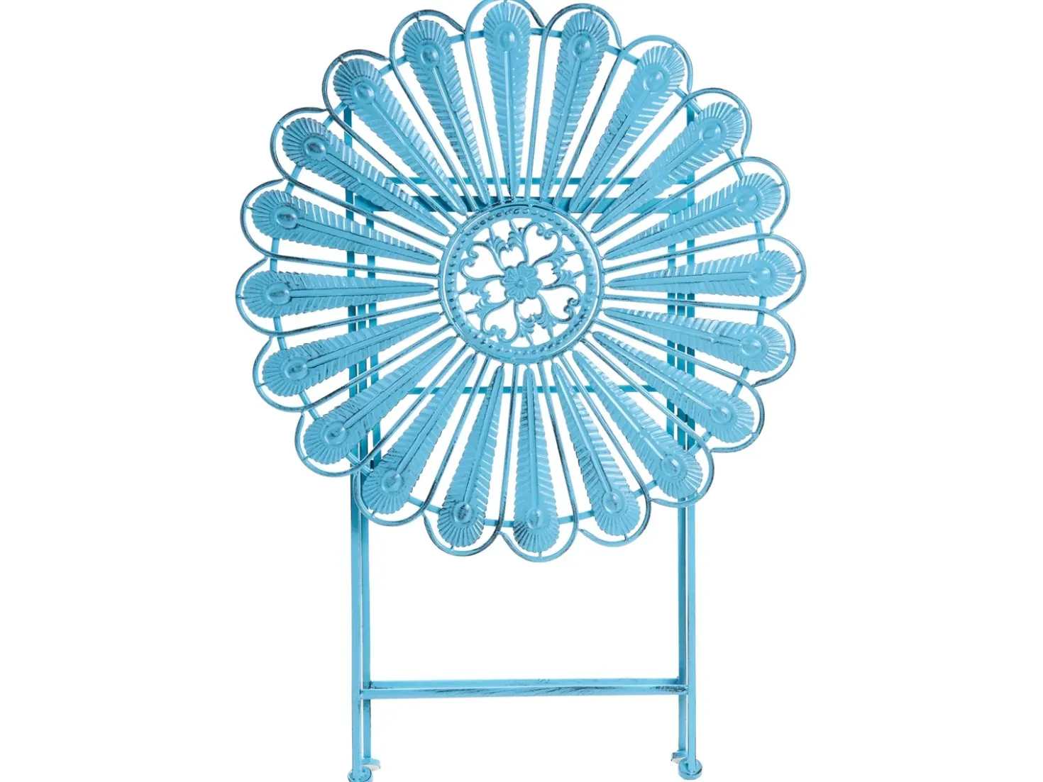 Set bistrot Pieghevole PAVIA Metallo Blu