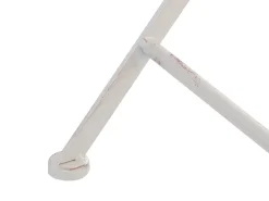Set bistrot Pieghevole PAVIA Metallo Bianco sporco