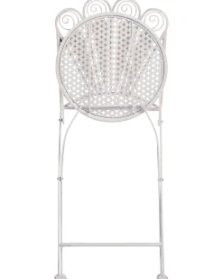 Set bistrot Pieghevole PAVIA Metallo Bianco sporco