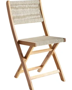 Set bistrot Pieghevole PROSSEDI Legno d'acacia Beige