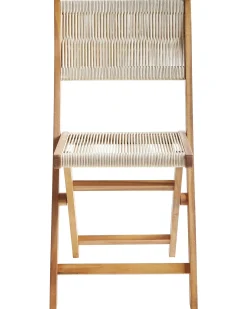 Set bistrot Pieghevole PROSSEDI Legno d'acacia Beige