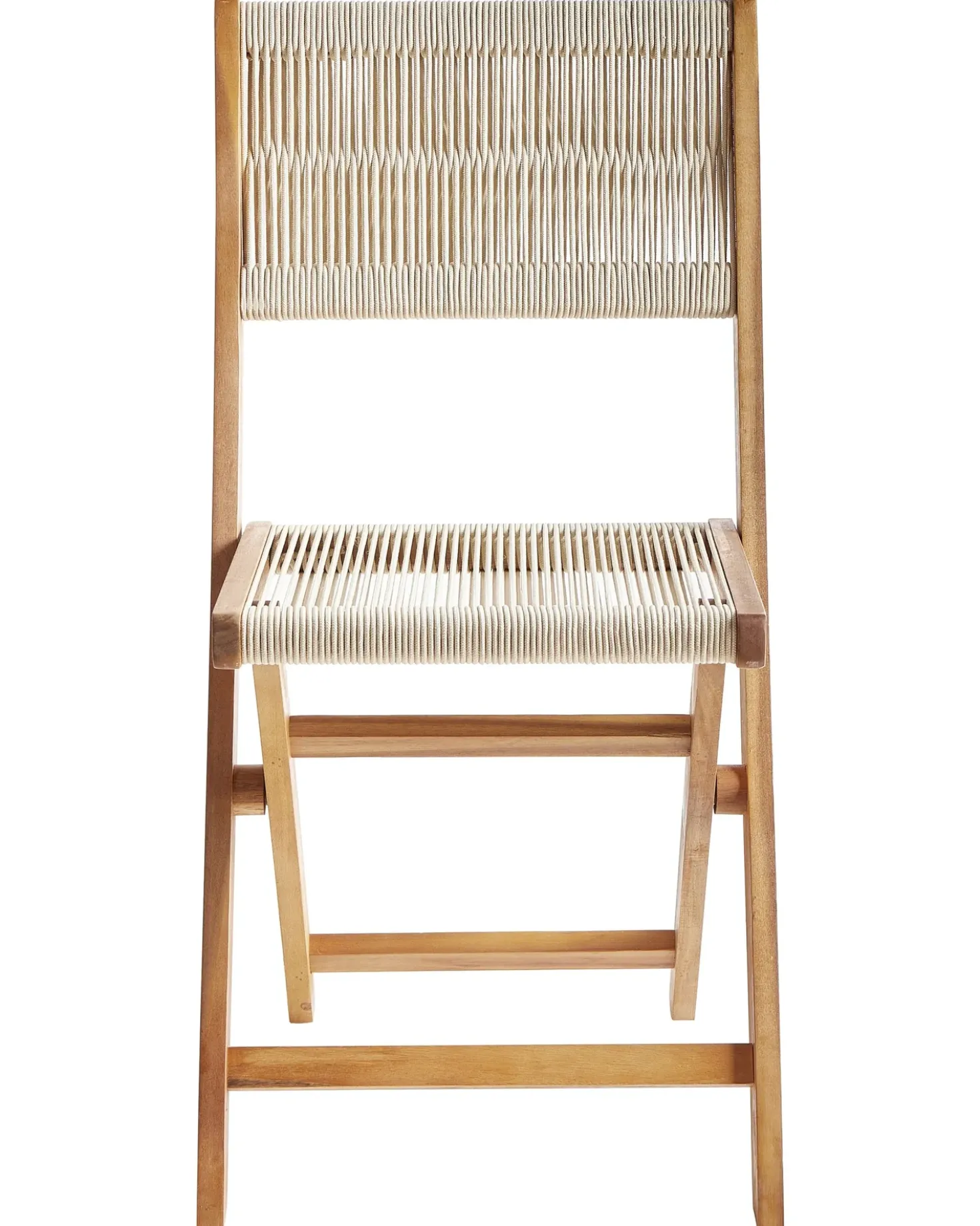 Set bistrot Pieghevole PROSSEDI Legno d'acacia Beige