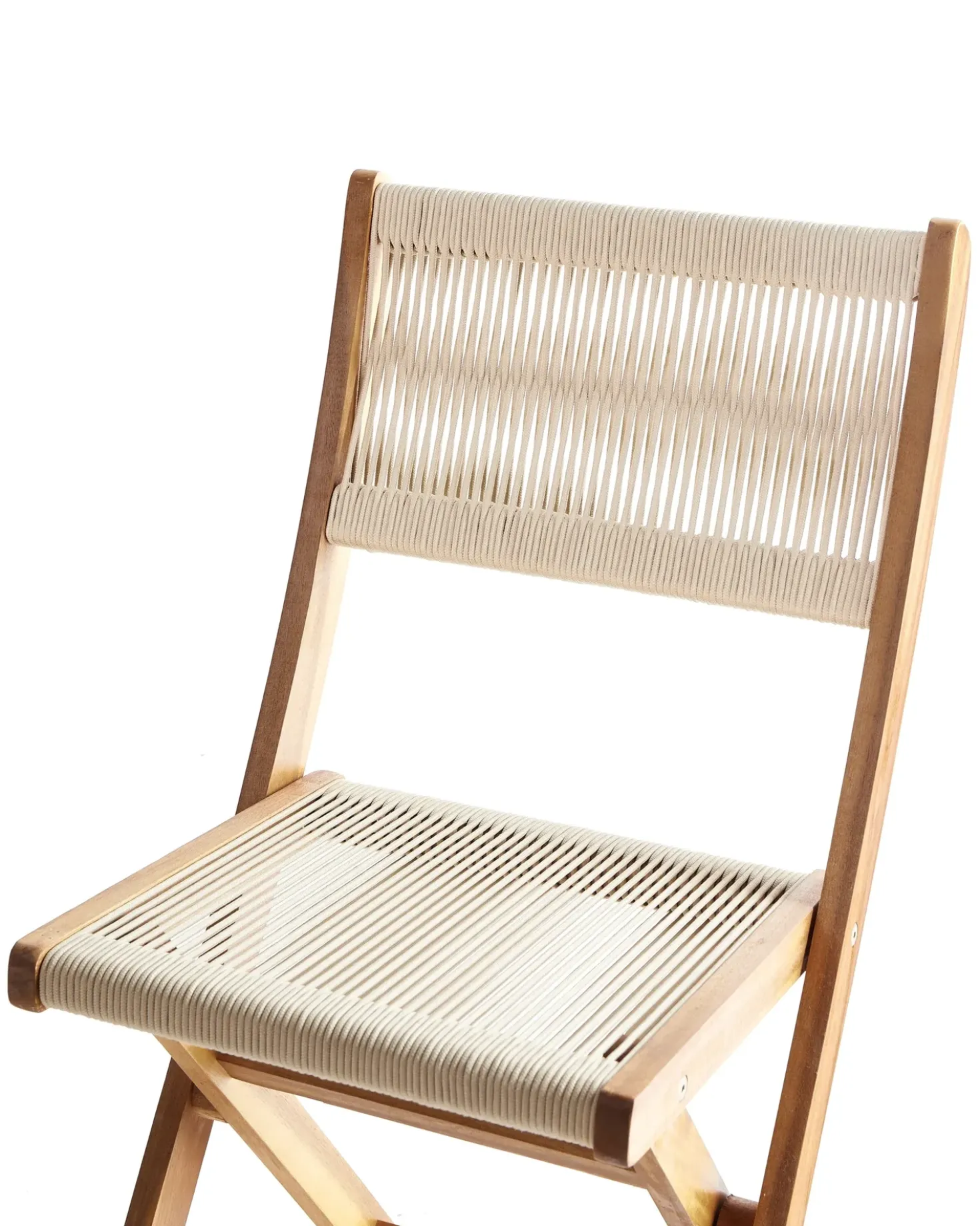 Set bistrot Pieghevole PROSSEDI Legno d'acacia Beige