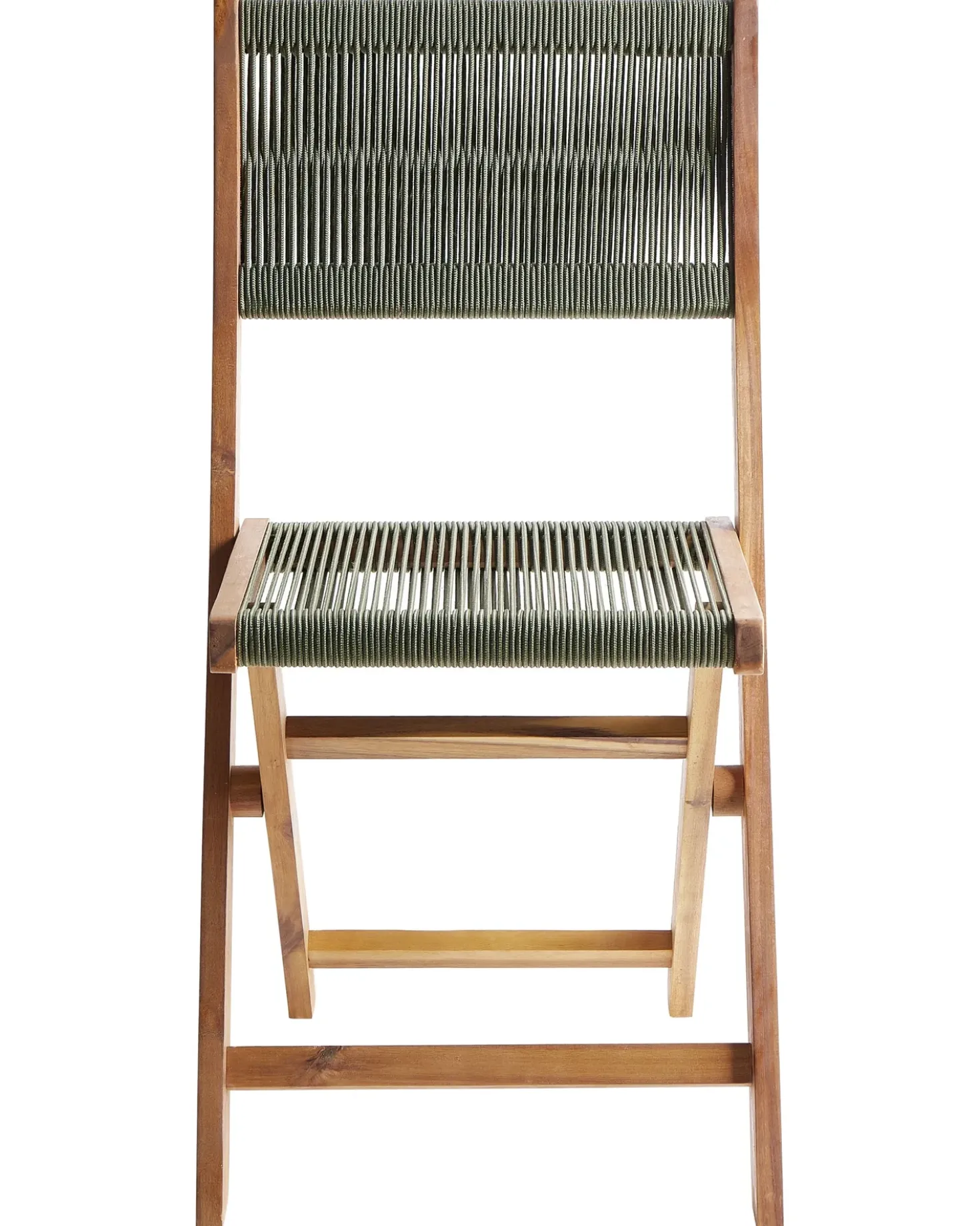 Set bistrot Pieghevole PROSSEDI Legno d'acacia Verde