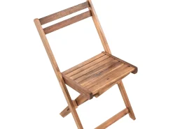 Set bistrot Pieghevole SACILE Legno d'acacia Marrone