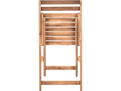 Set bistrot Pieghevole SACILE Legno d'acacia Marrone