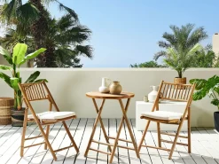 Set bistrot Pieghevole SAVELLETRI Bambù Marrone