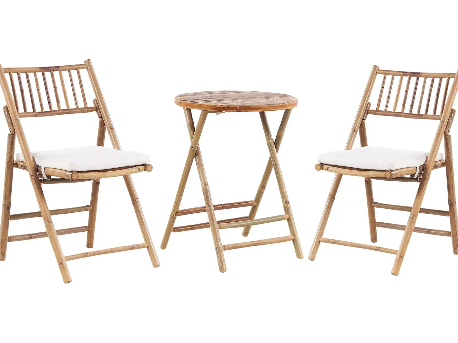 Set bistrot Pieghevole SAVELLETRI Bambù Marrone