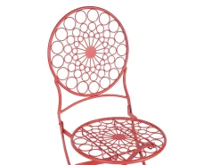 Set bistrot Pieghevole SCARIO Metallo Rosso