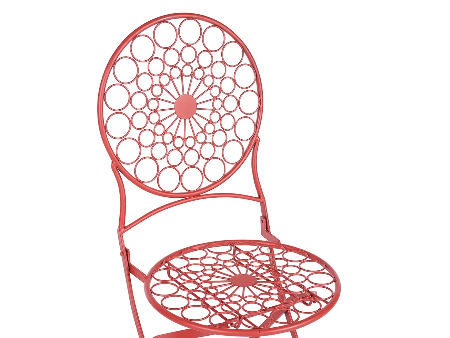 Set bistrot Pieghevole SCARIO Metallo Rosso