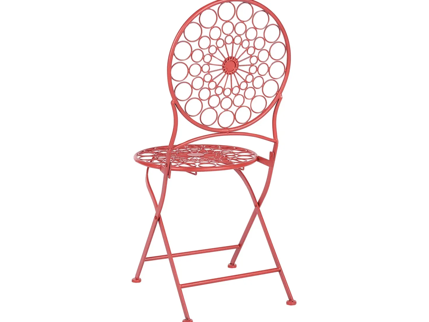 Set bistrot Pieghevole SCARIO Metallo Rosso