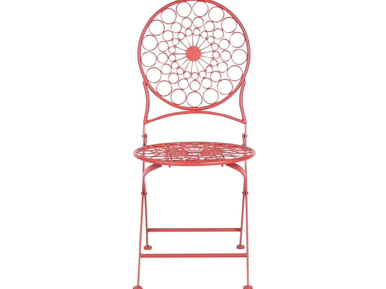Set bistrot Pieghevole SCARIO Metallo Rosso