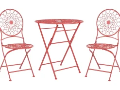 Set bistrot Pieghevole SCARIO Metallo Rosso