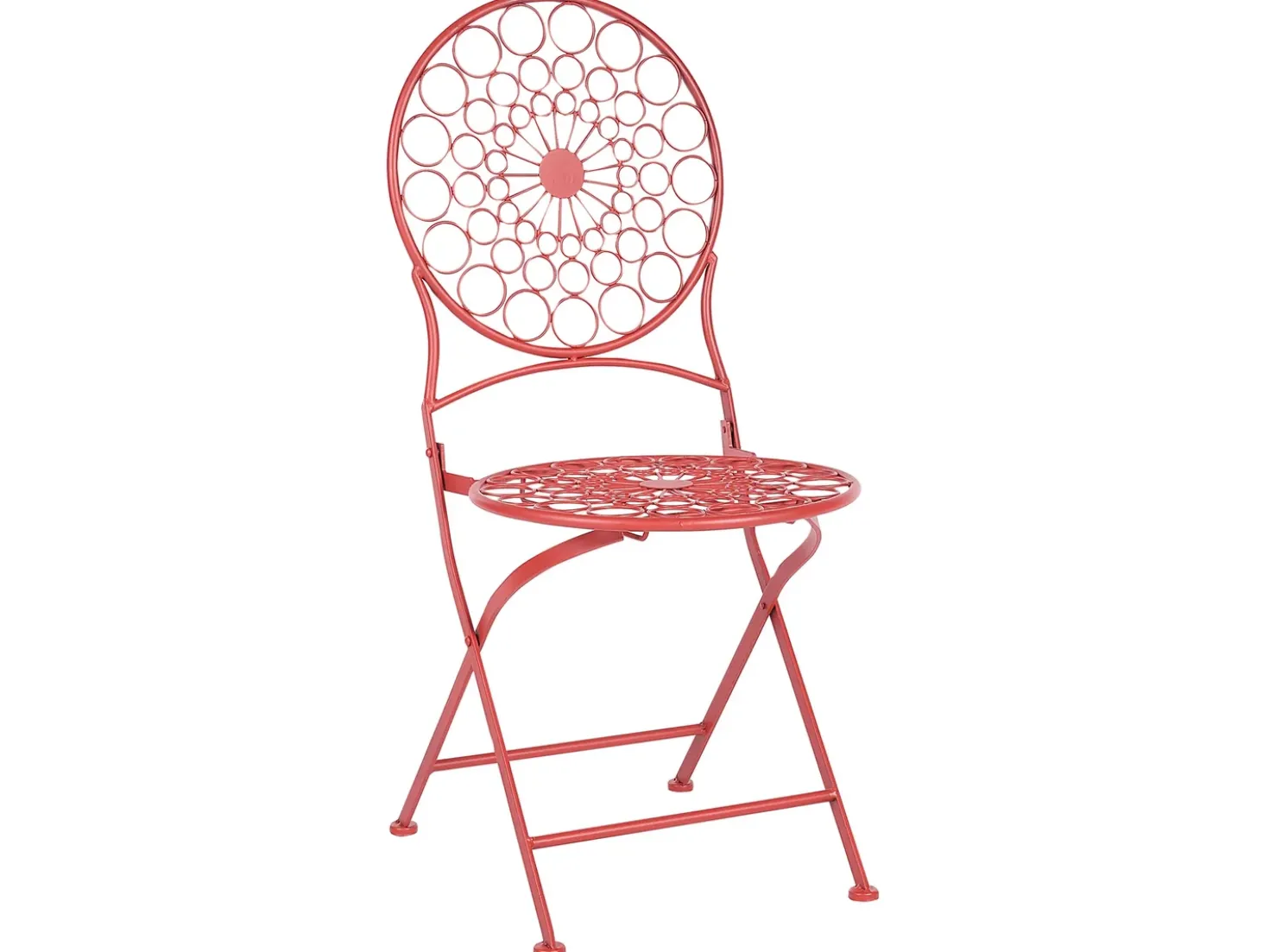 Set bistrot Pieghevole SCARIO Metallo Rosso