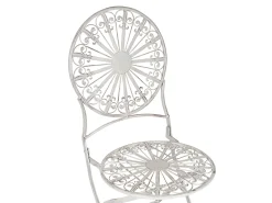 Set bistrot Pieghevole SCAFA Metallo Bianco