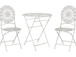 Set bistrot Pieghevole SCAFA Metallo Bianco