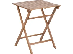 Set bistrot Pieghevole SOLAROLO Legno di acacia certificato Marrone